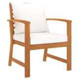 5-dijelna vrtna garnitura od masivnog drva bagrema s jastucima 3057790