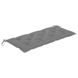 Sklopiva vrtna klupa s jastukom 118 cm od bambusa 3063865