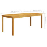 7-dijelni vrtni blagovaonski set smeđi 3067919