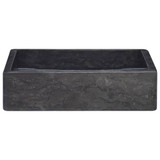 Umivaonik crni 40 x 40 x 10 cm mramorni 149169