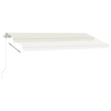 Samostojeća tenda na ručno uvlačenje 400 x 300 cm krem 3069537
