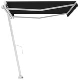 Samostojeća tenda na ručno uvlačenje 400 x 300 cm antracit 3069539