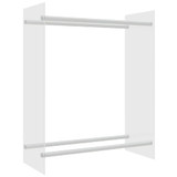 Stalak za drva za ogrjev prozirni 80x35x100 cm kaljeno staklo 327469