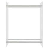 Stalak za drva za ogrjev prozirni 80x35x100 cm kaljeno staklo 327469