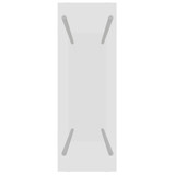Stalak za drva za ogrjev prozirni 80x35x100 cm kaljeno staklo 327469