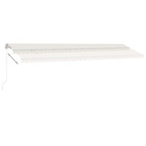 Samostojeća tenda na ručno uvlačenje 600 x 300 cm krem 3069597