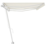 Samostojeća tenda na ručno uvlačenje 600 x 300 cm krem 3069597