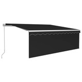 Tenda na ručno uvlačenje s roletom 4 x 3 m antracit 3069299