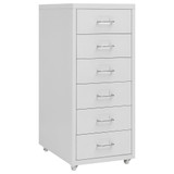 Mobilni ormarić za spise sivi 28 x 41 x 69 cm metalni 335917