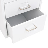 Mobilni ormarić za spise bijeli 28 x 41 x 69 cm metalni 335916