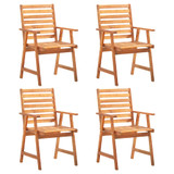 5-dijelni vrtni blagovaonski set od masivnog bagremovog drva 3087136