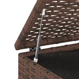 Kutija za vrtne jastuke od PE ratana 100 x 49 x 103,5 cm smeđa 317224 Kutija za vrtne jastuke od PE ratana 100 x 49 x 103,5 cm smeđa 317224
