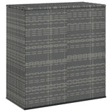Kutija za vrtne jastuke od PE ratana 100 x 49 x 103,5 cm siva 317225 Kutija za vrtne jastuke od PE ratana 100 x 49 x 103,5 cm siva 317225