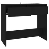 Konzolni stol crni 89 x 41 x 76,5 cm čelični 809567 Konzolni stol crni 89 x 41 x 76,5 cm čelični 809567