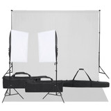 Oprema za fotografski studio sa setom svjetala i pozadinom 3094740 Oprema za fotografski studio sa setom svjetala i pozadinom 3094740