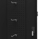 Ormarić za sedla crni 53 x 53 x 140 cm čelični 339601