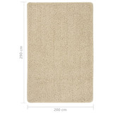 Čupavi tepih krem 200 x 290 cm protuklizni 340391 Čupavi tepih krem 200 x 290 cm protuklizni 340391
