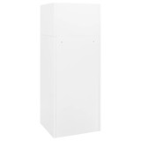 Ormarić za sedla bijeli 53 x 53 x 140 cm čelični 339599