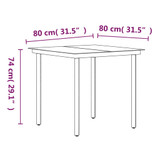 3-dijelni vrtni blagovaonski set s jastucima crni 3099353