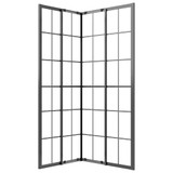 Tuš-kabina matirana ESG 80 x 70 x 180 cm crna 151860