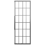 Tuš-kabina matirana ESG 80 x 70 x 180 cm crna 151860