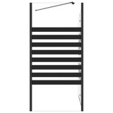 Prugasta tuš-kabina 120 x 68 x 130 cm od kaljenog stakla 151863