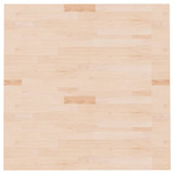 Četvrtasta stolna ploča 90 x 90 x 2,5 cm netretirana hrastovina 342933