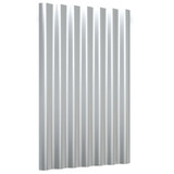 Krovni paneli 36 kom čelik obložen prahom srebrni 60 x 36 cm 319132 Krovni paneli 36 kom čelik obložen prahom srebrni 60 x 36 cm 319132