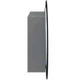 Kupaonski ormarić s okruglim ogledalom LED Siva 54x54x17,5 cm 345589 Kupaonski ormarić s okruglim ogledalom LED Siva 54x54x17,5 cm 345589