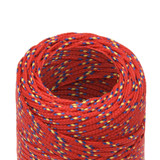 Brodski konop crveni 2 mm 50 m od polipropilena 152371