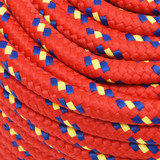 Brodski konop crveni 12 mm 100 m od polipropilena 152407