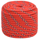 Brodski konop crveni 16 mm 25 m od polipropilena 152413