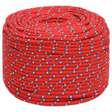 Brodski konop crveni 10 mm 25 m od polipropilena 152400