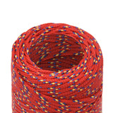 Brodski konop crveni 2 mm 250 m od polipropilena 152373