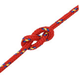 Brodski konop crveni 5 mm 100 m od polipropilena 152387
