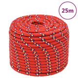Brodski konop crveni 12 mm 25 m od polipropilena 152405