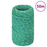 Brodski konop zeleni 2 mm 50 m od polipropilena 152689