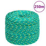 Brodski konop zeleni 10 mm 250 m od polipropilena 152721