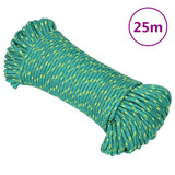 Brodski konop zeleni 3 mm 25 m od polipropilena 152693