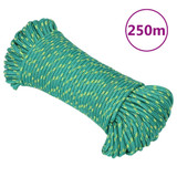 Brodski konop zeleni 3 mm 250 m od polipropilena 152696
