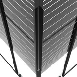 Prugasta tuš-kabina ESG 80 x 80 x 180 cm crna 151849