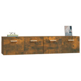 Zidni ormarići 2 kom boja dimljenog hrasta 80x35x36,5 cm drveni 3115649