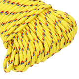 Brodski konop žuti 4 mm 500 m od polipropilena 152596