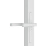 Unutarnja vrata 76 x 201,5 cm Bijela od ESG stakla i aluminija 350572