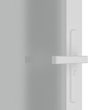 Unutarnja vrata 83 x 201,5 cm Bijela od mat stakla i aluminija 350577