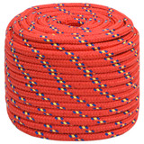 Brodski konop crveni 18 mm 100 m od polipropilena 152419