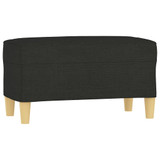 Klupa crna 70x35x41 cm od tkanine 349371