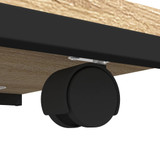 Bočni stolić s kotačima boja hrasta sonome 50x35x55,5 cm drveni 825808