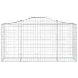 Lučne gabionske košare 8 kom 200x50x100/120cm pocinčano željezo 3145646 Lučne gabionske košare 8 kom 200x50x100/120cm pocinčano željezo 3145646