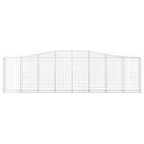 Lučne gabionske košare 4 kom 400x30x100/120cm pocinčano željezo 3145828 Lučne gabionske košare 4 kom 400x30x100/120cm pocinčano željezo 3145828